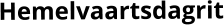 Hemelvaartsdagrit  